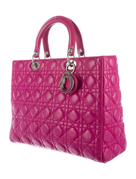 big dior bag|christian dior lady large bag.